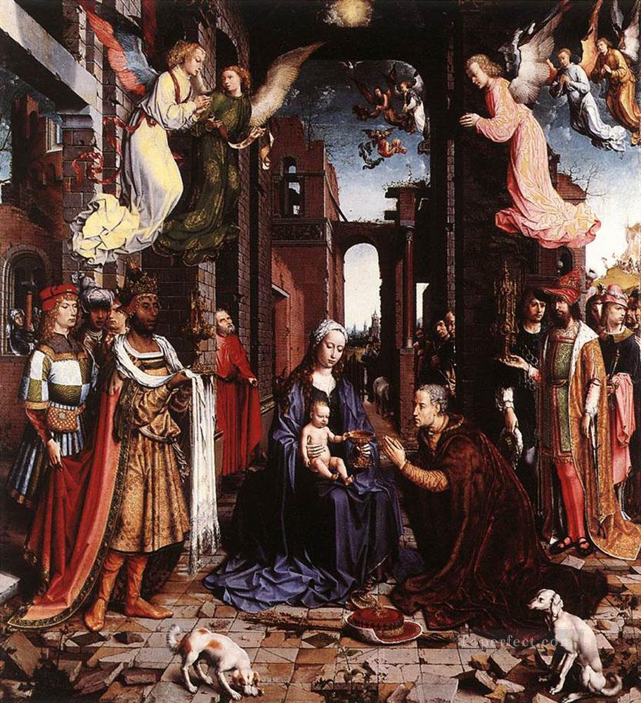 The adoration of the Kings Jan Mabuse Oil Paintings